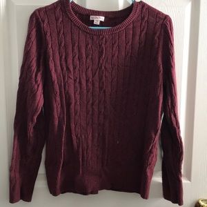 Merona maroon sweater